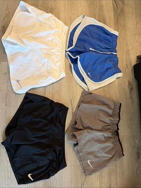 Nike Women's Shorts Mix - White, Blue, Black, Gray